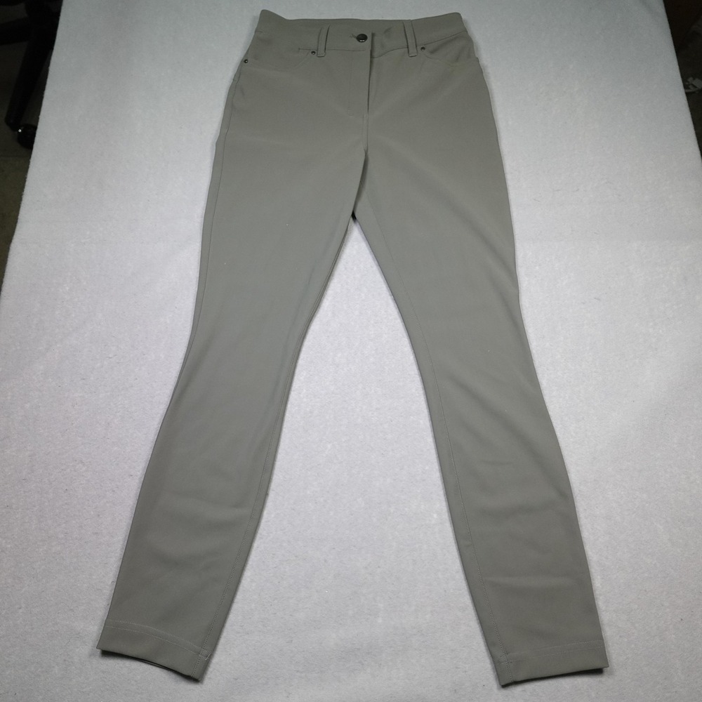 Lululemon Pants Womens 27 Gray 5 Pocket Slim Skinny Stretch Athletic Casual